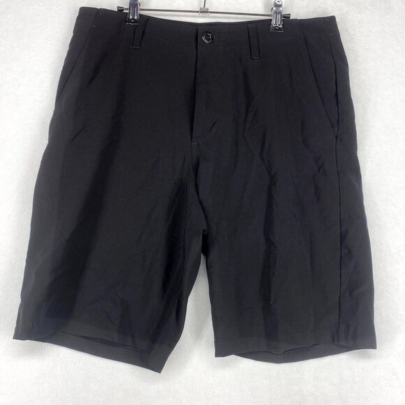 Volcom Surf & Turf 4 Way Stretch Athletic Shorts Black Color Mens Size 32 - Picture 1 of 10